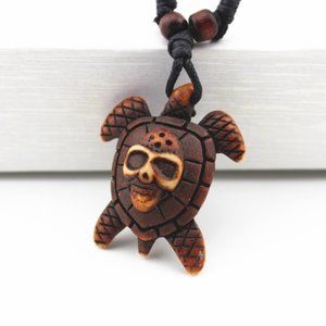 Turtle Skull Pendant